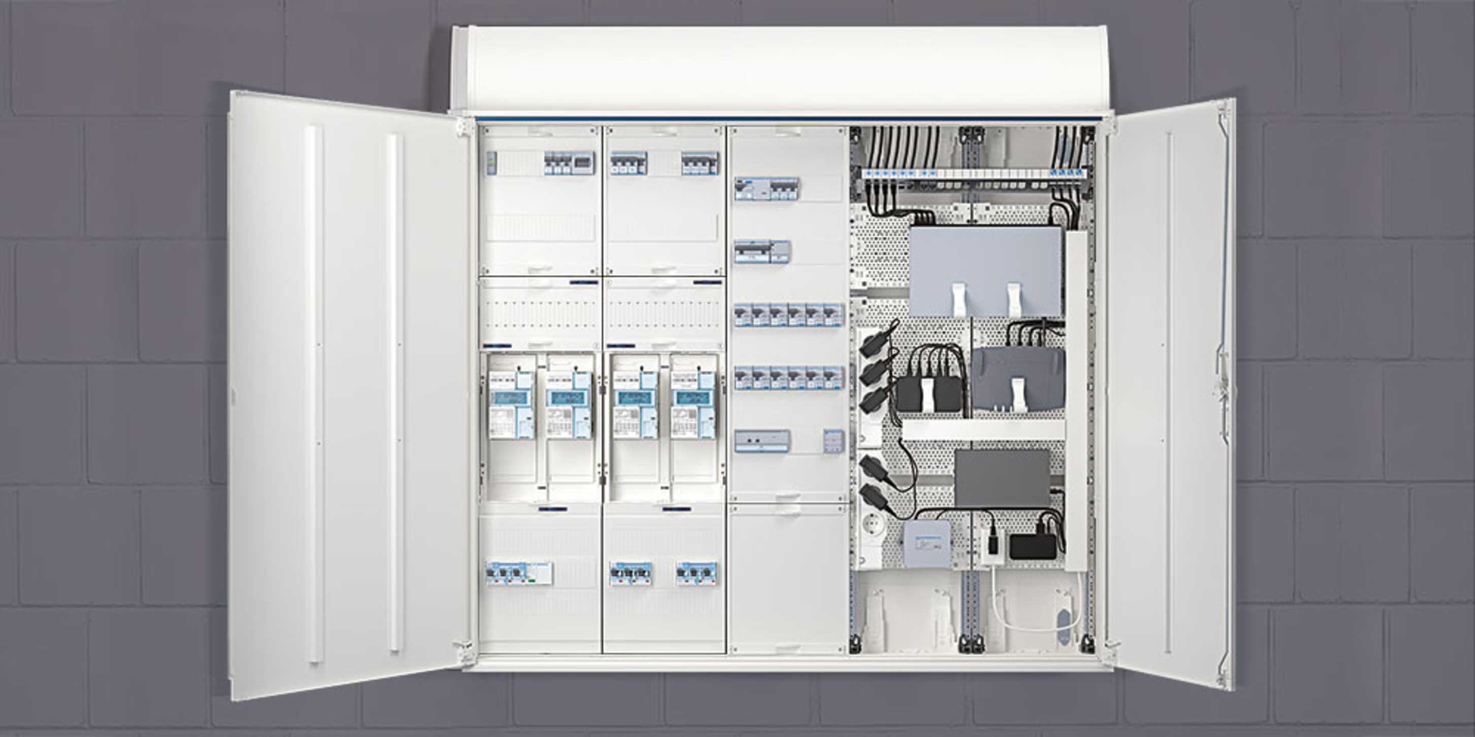 Technikzentrale bei Elektro Hess in Oberdischingen